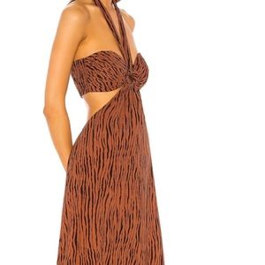 Ronny Kobo Sonnet - Animal Print Maxi Dress